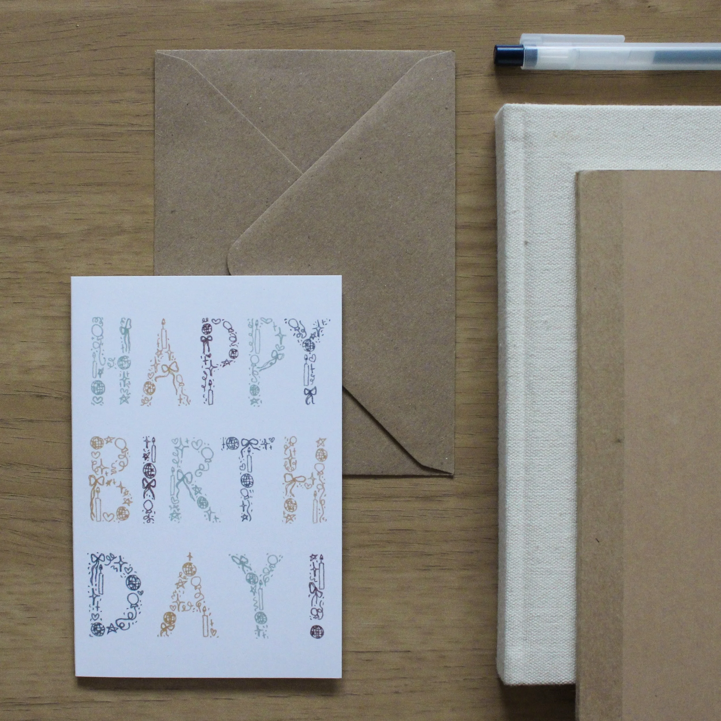 HAPPY BIRTHDAY greetings card