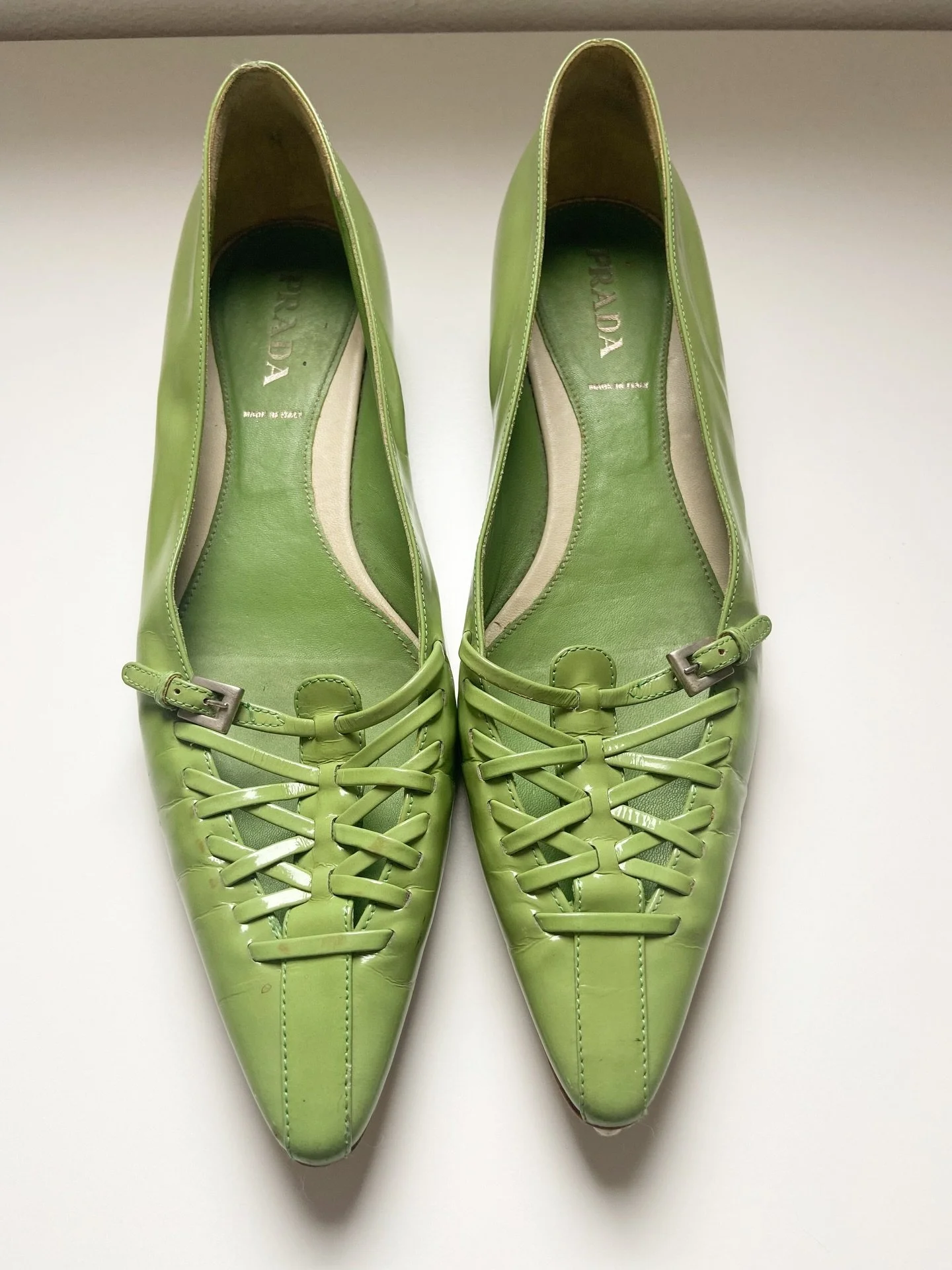 My dad bought me these @prada flats for my 18th birthday on a trip to Milan. I remember so vividly going to the flagship store in Milan with him and trying them on. The store itself is complete magic and I highly recommend a visit if you&rsquo;ve nev