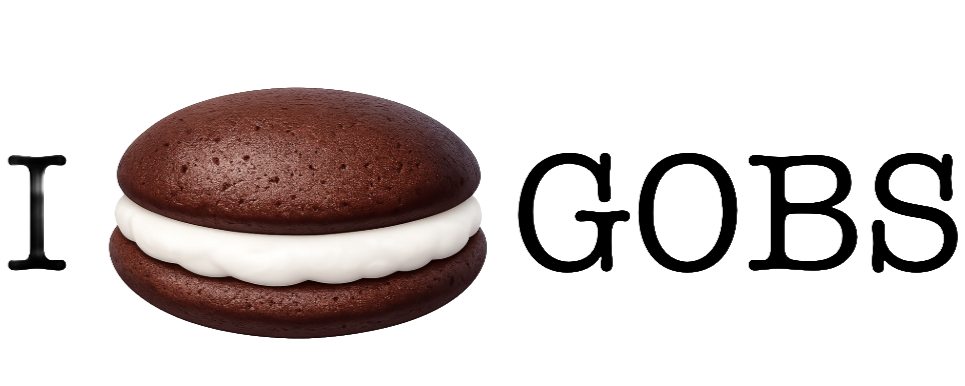 A graphic that reads I [image of a whoopie pie] gobs
