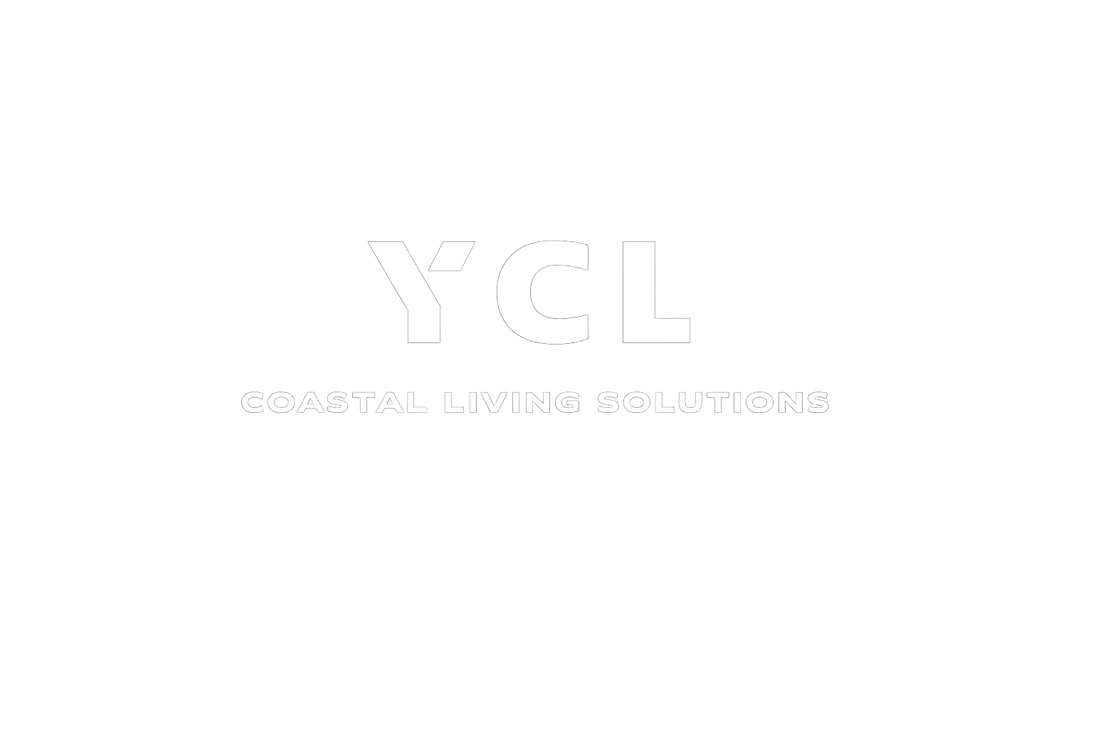Logo de YCL con texto 'Coastal Living Solutions' sobre un fondo negro.