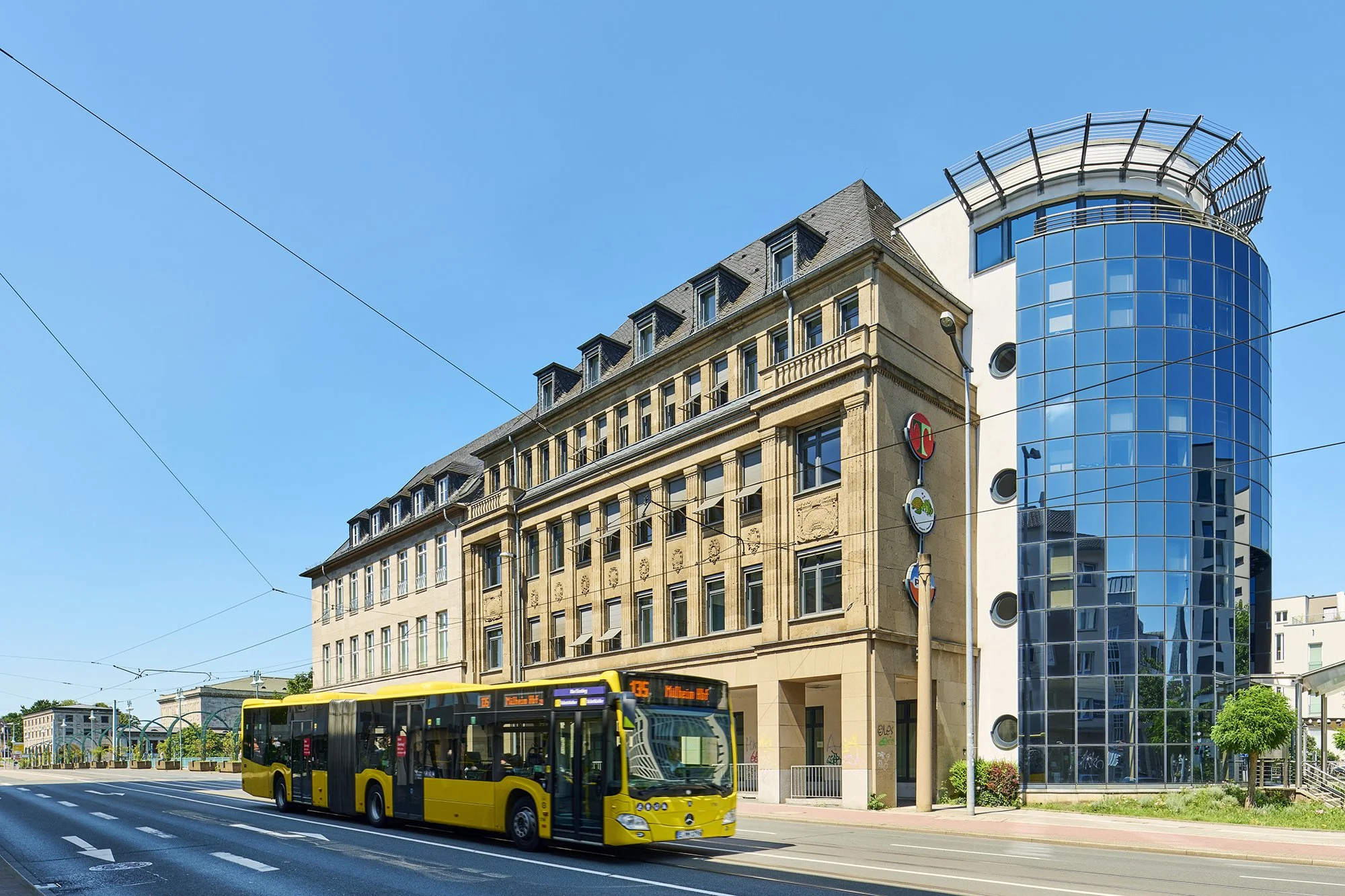Architekturfoto vom Wisollhaus in Mülheim an der Ruhr