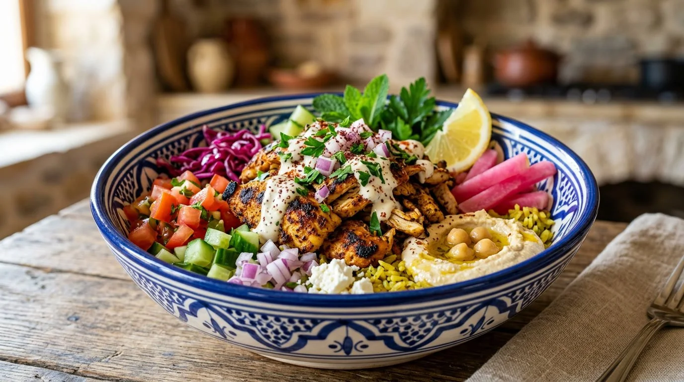 CHICKEN SHAWARMA BOWL