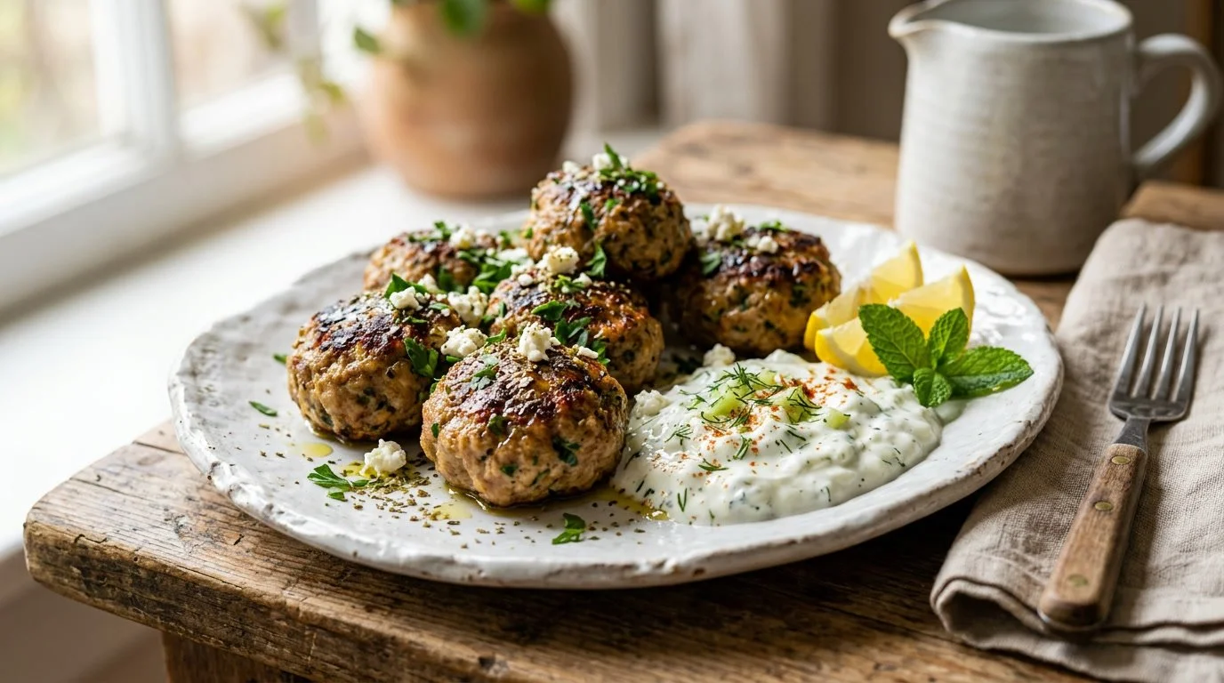 GREEK MEATBALLS - KEFTEDES