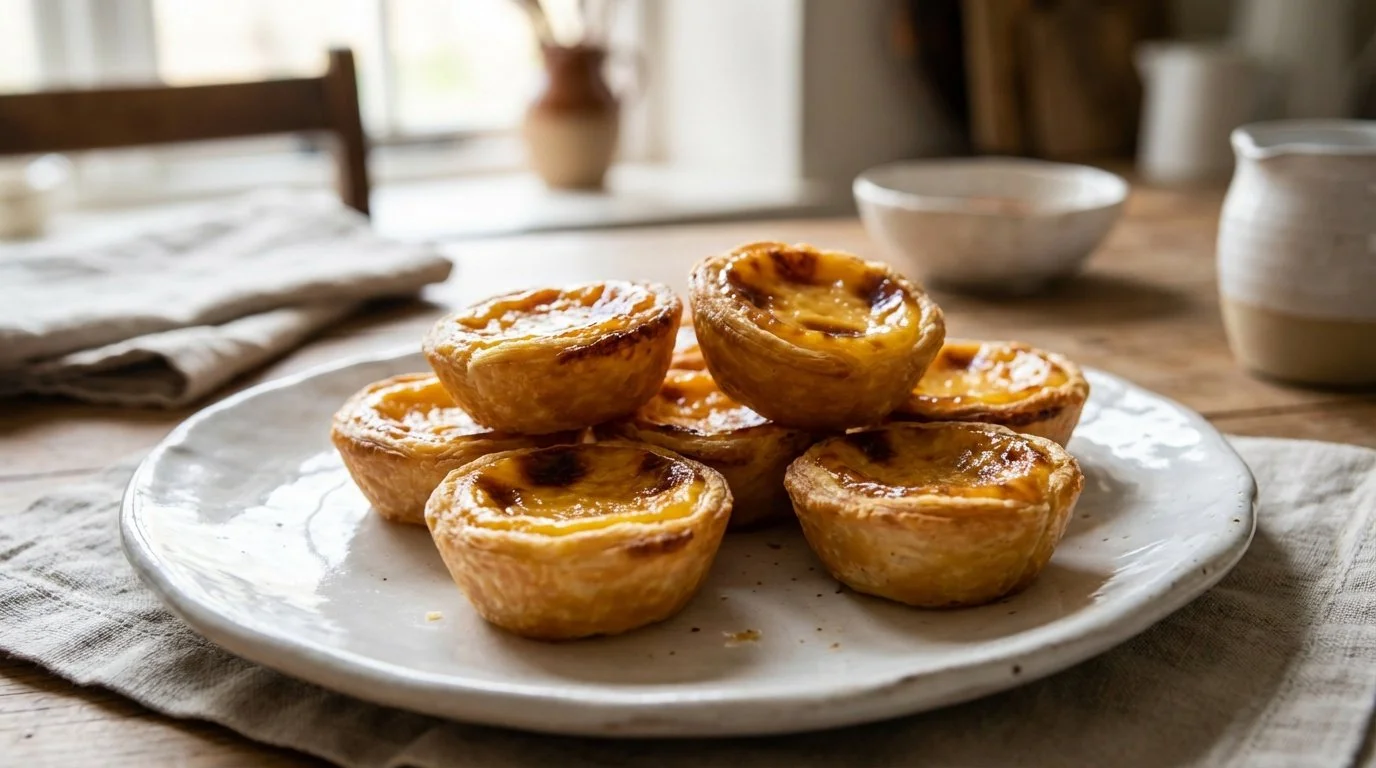 PASTEIS DE NATA - PORTUGUESE CUSTARD TARTS