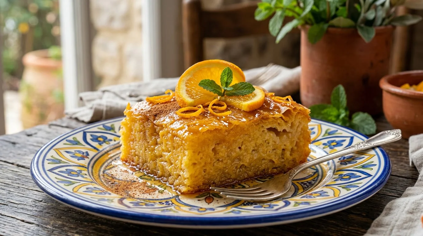 GREEK ORANGE CAKE - PORTOKALOPITA RECIPE