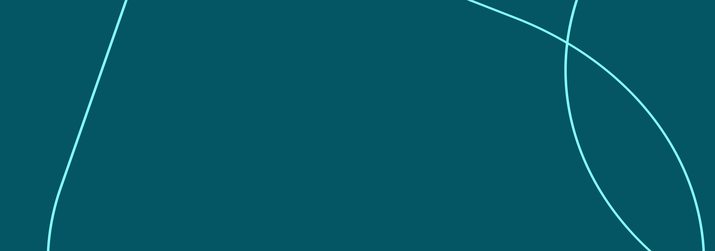 Blue shape with light blue lines through it