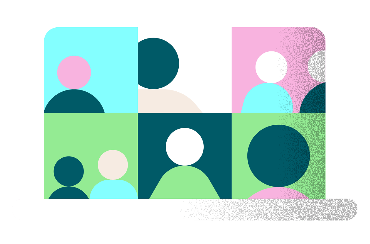 Graphic representing a webinar