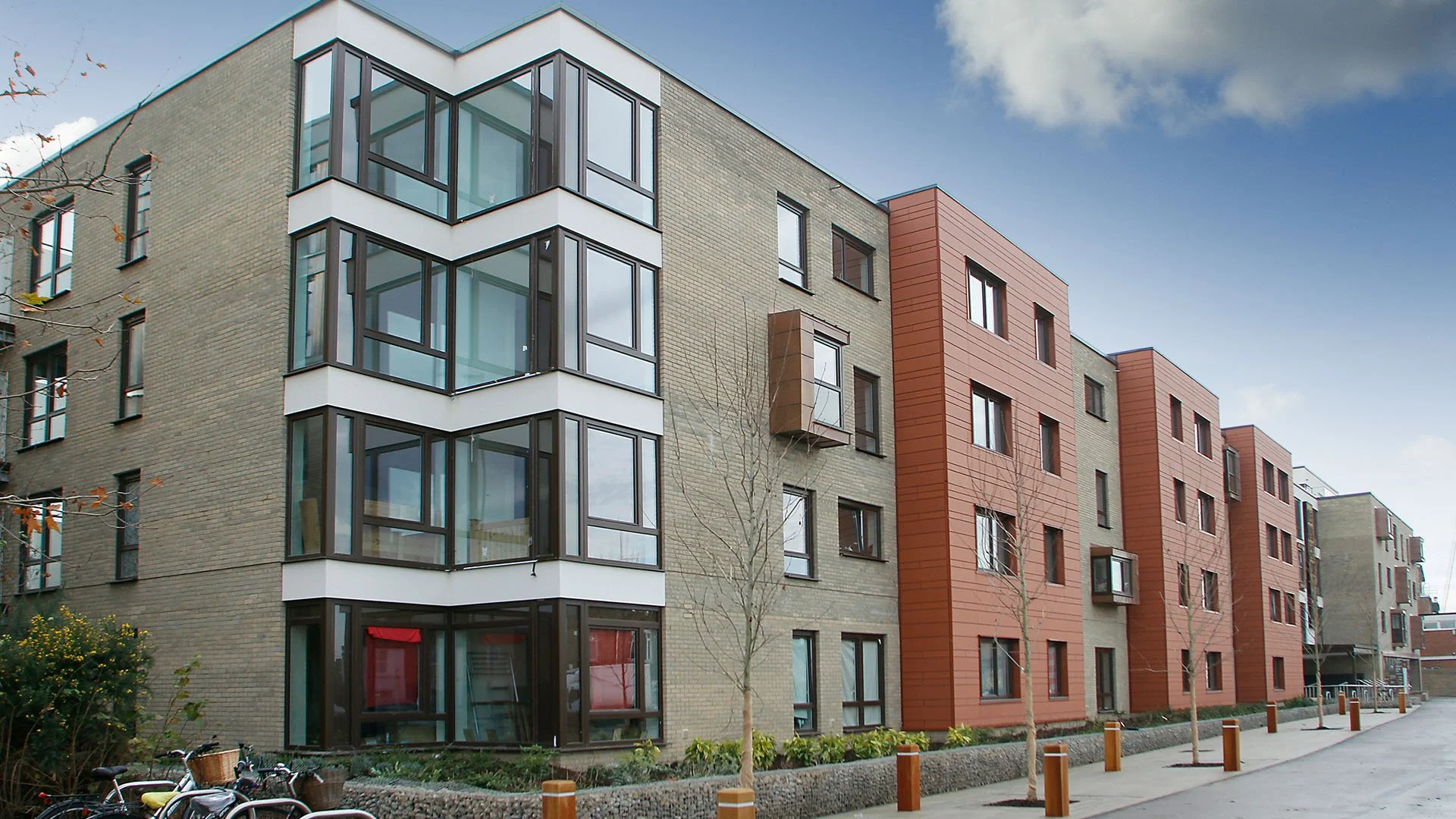 Completed Eastern Gate apartment buildings