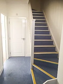 Entrance hall and staircase inside a Pershore Close home