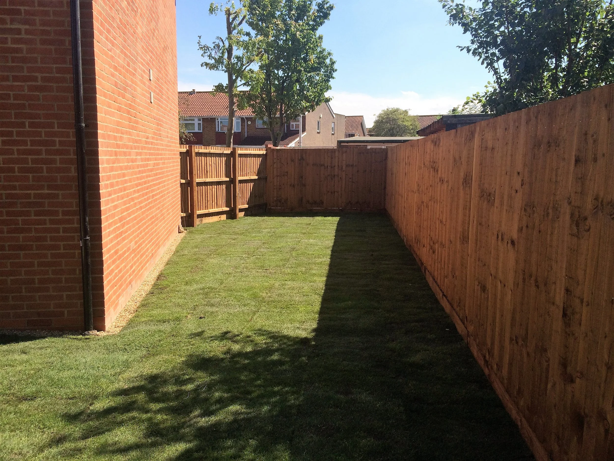 Enclosed rear garden at Northdown Gardens Phase 2