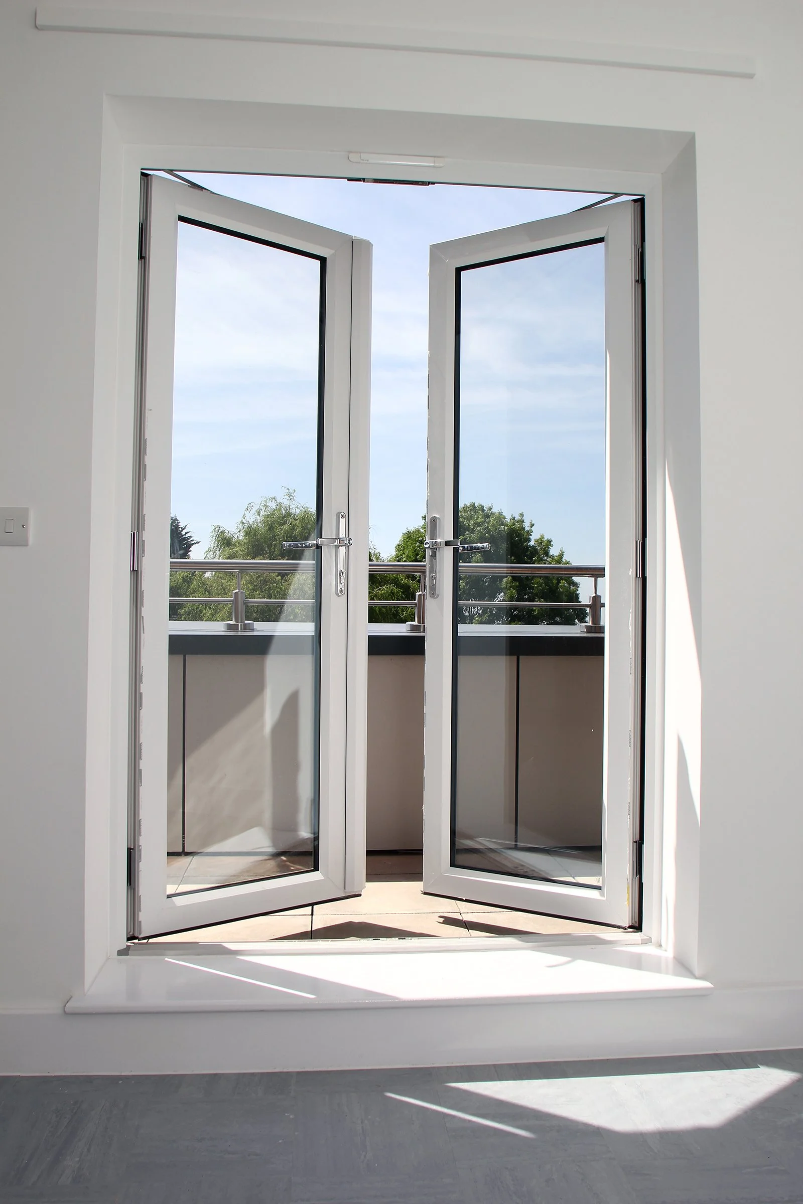 Bedroom with built-in storage at Coppice Path