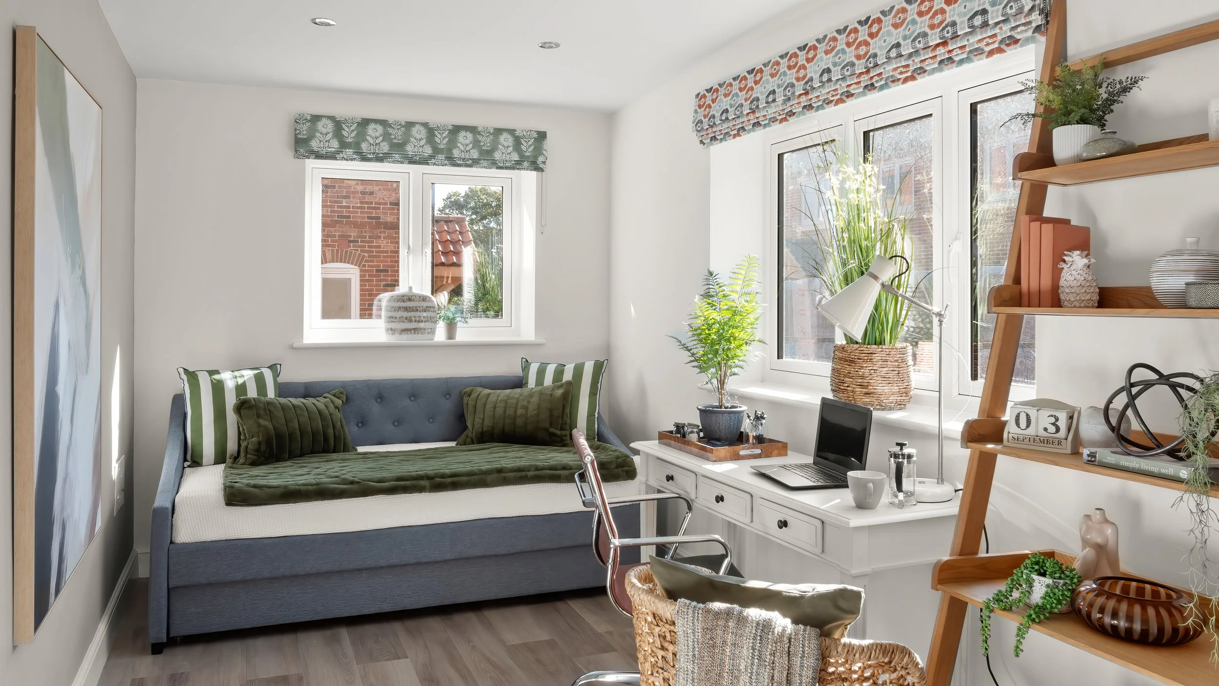 Furnished living and dining area at The Green