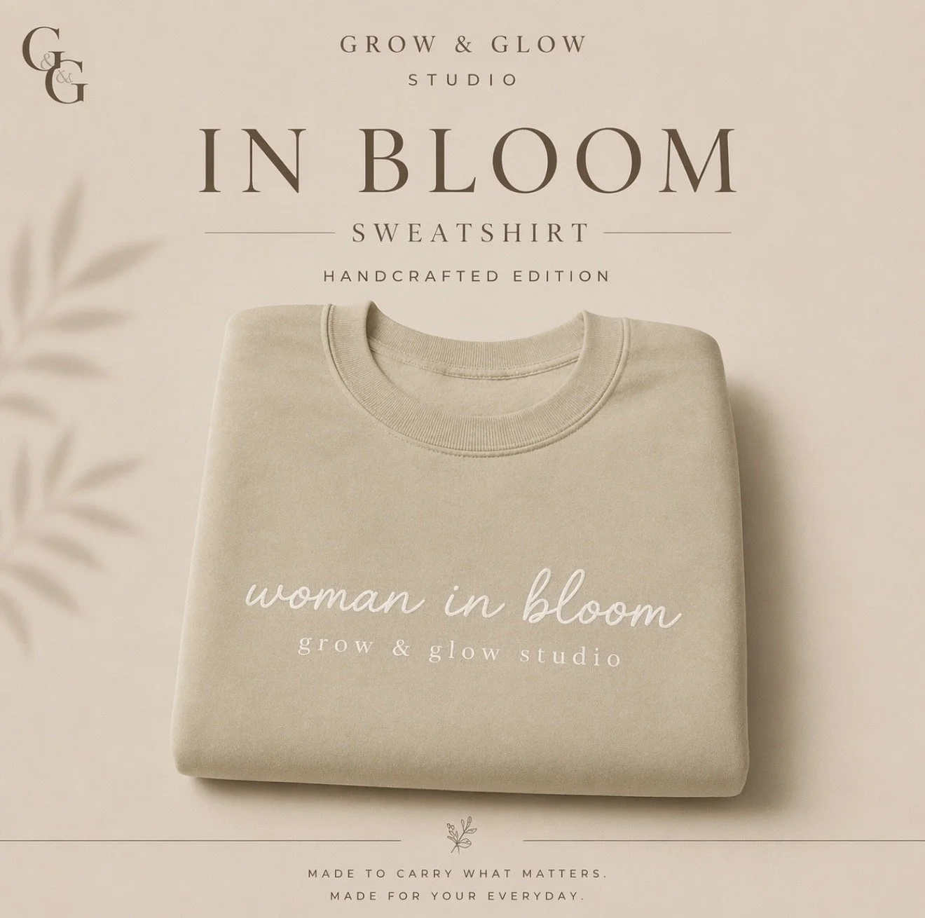 Woman in Bloom Sweatshirt