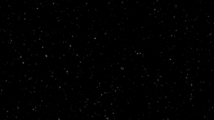 Sternenhimmel mit vielen kleinen leuchtenden Sternen vor schwarzem Himmel. Starsky, sky with a lot of little twinkling stars on black sky backround