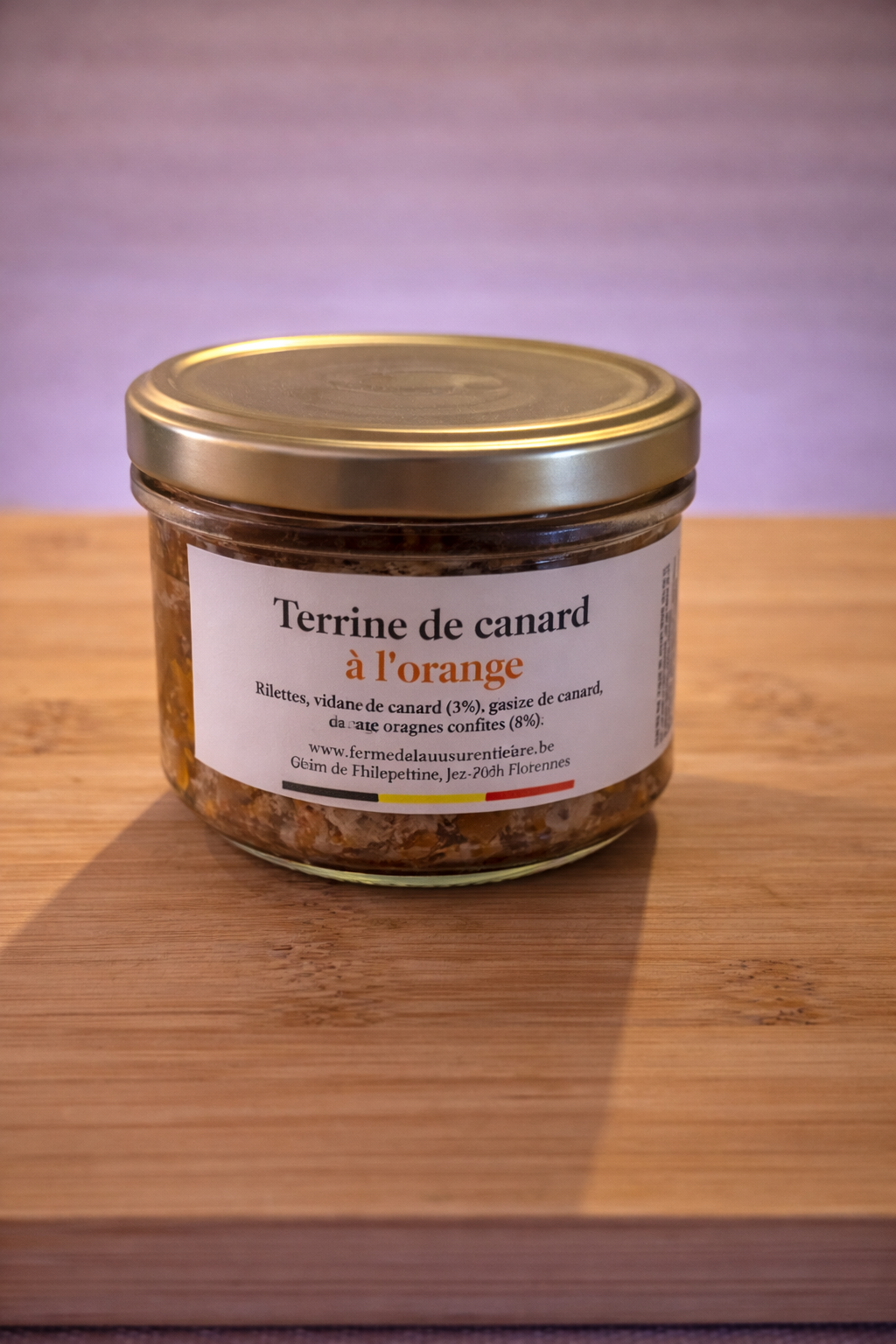 Terrine de canard à l'orange 180g