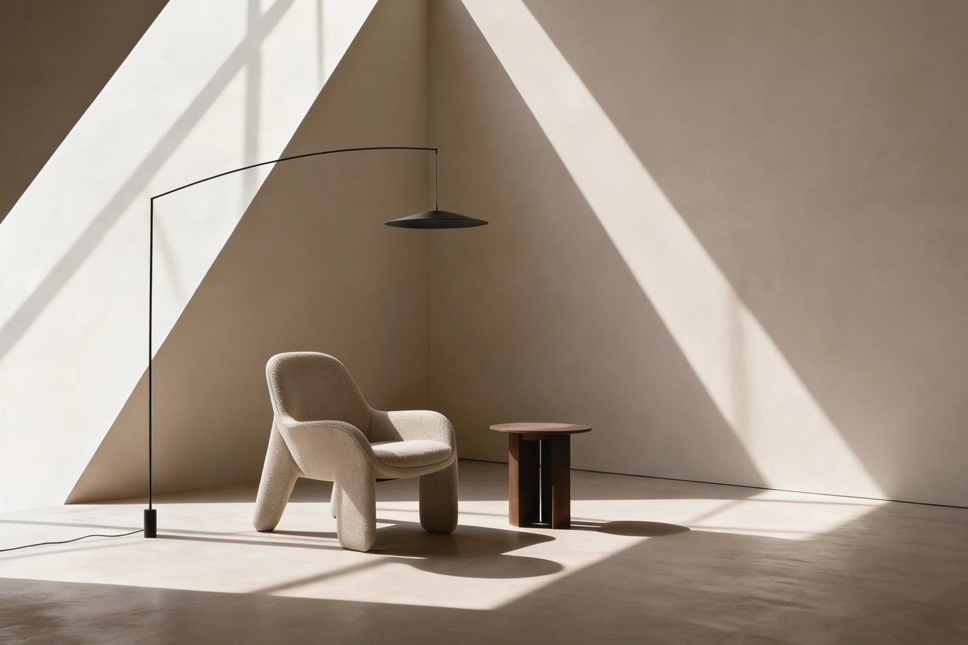 espacio interior de vivienda con mobiliario y luz natural, proyecto de interiorismo residencial sereno y funcional en Bizkaia