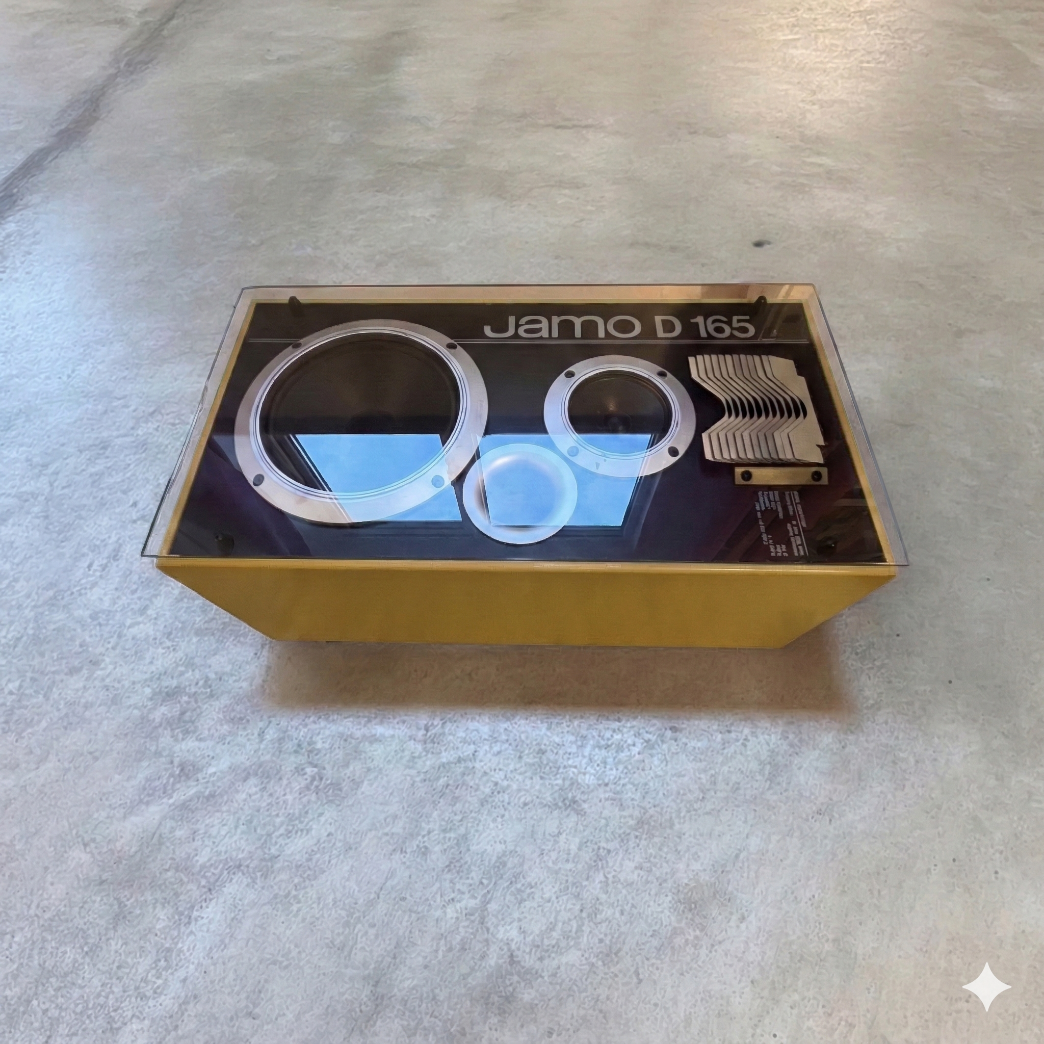 D165 Console Table Bass Yellow on concrete floor v001.png