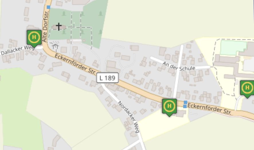 Bushaltestellen in der Nähe