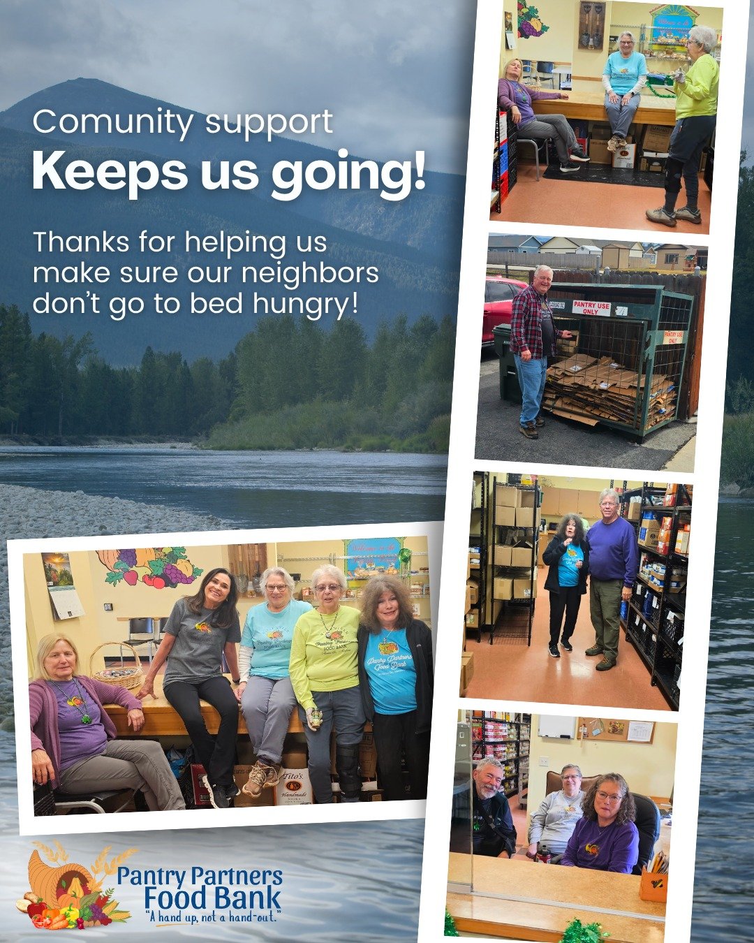 Community support keeps the doors open around here. 💛 And everybody who shows up has their own reason.

Some folks are in a season where they feel incredibly blessed and want to give back to the community they live in.

Some people have been in hard