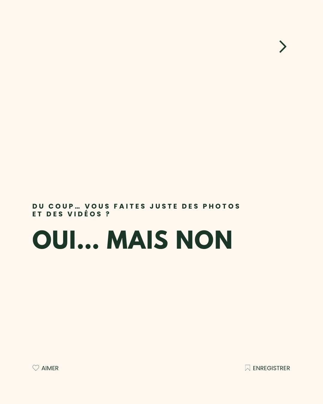On ne fait pas &ldquo;que&rdquo; des photos et des vid&eacute;os.

On cr&eacute;e une image qui vous ressemble, une communication qui marque et une identit&eacute; qui vit partout. 📸