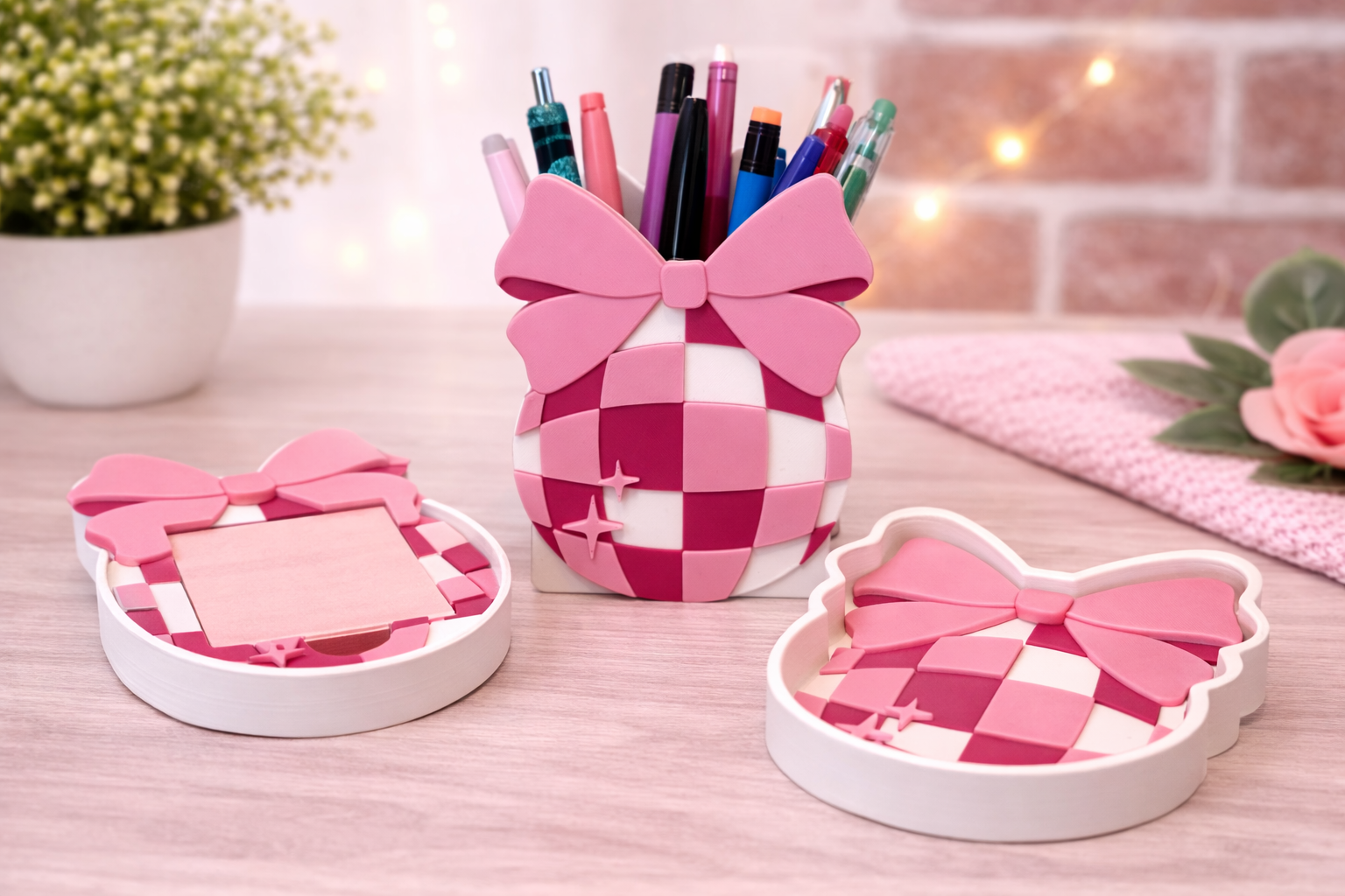 Disco Ball Desk Set
