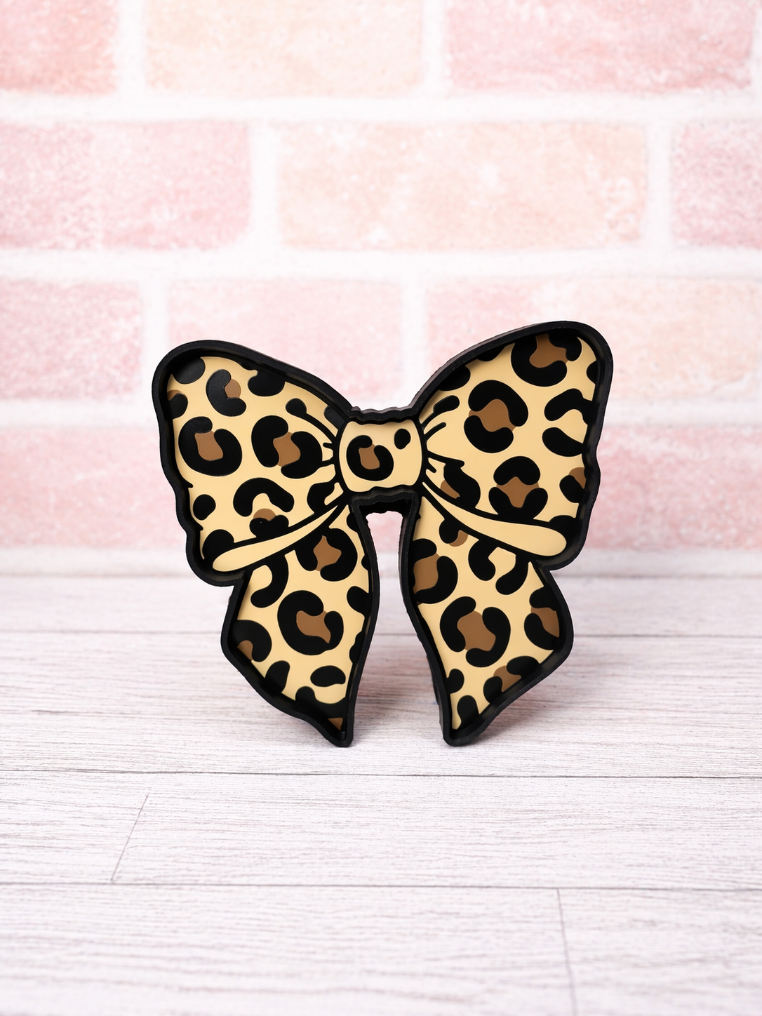 Leopard Bow Trinket Dish