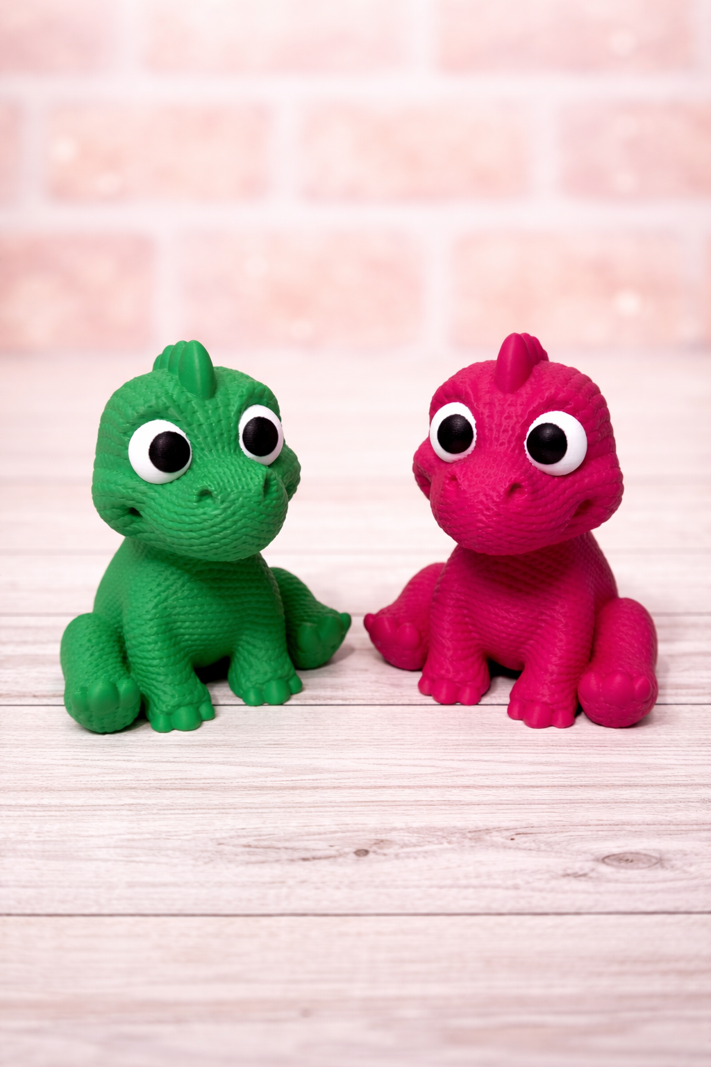 Knitted Dinosaur Figure