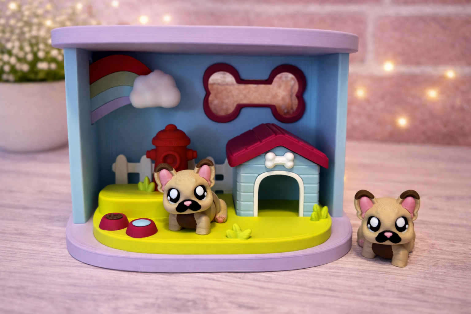 Frenchie Dog House Playset