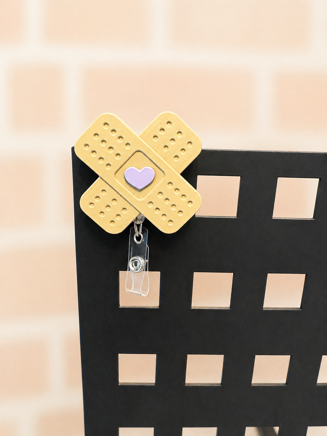 Bandaid with Heart Badge Reel
