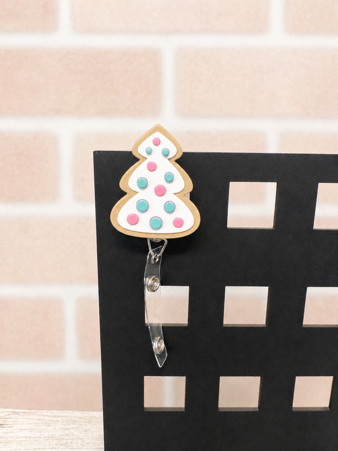 Christmas Tree Cookie Badge Reel