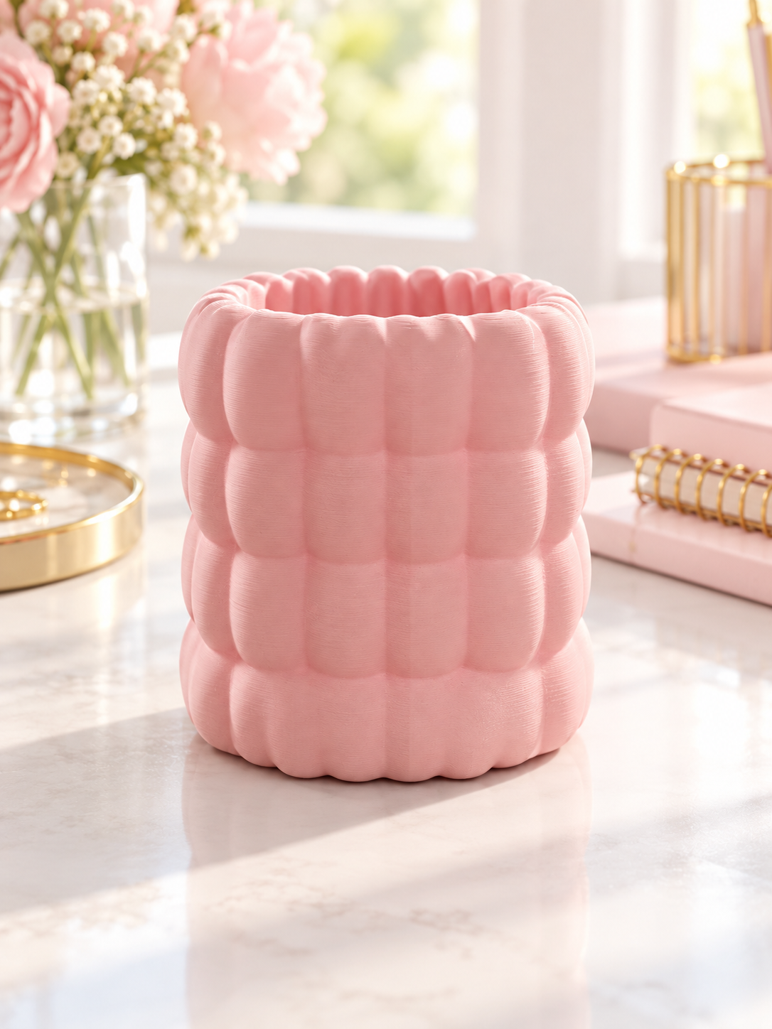 Blush pink fluted pen cup.png