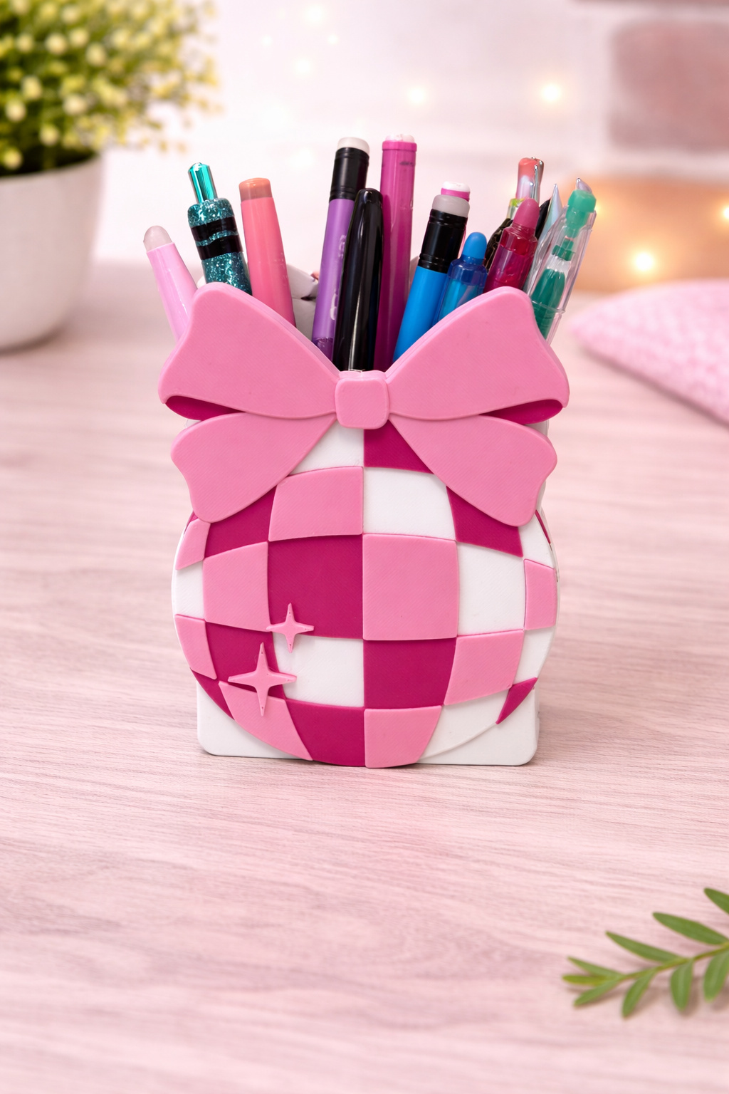 Disco Ball Pen Holder