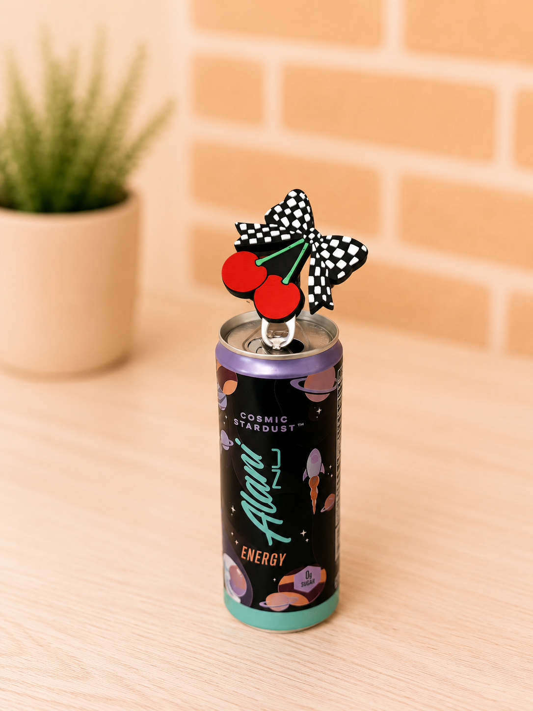 Cherries with Bow Can Opener (Nail Saver)