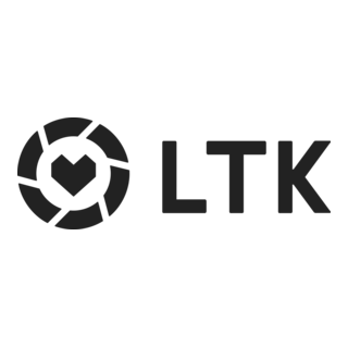 Logo featuring a circular design with a heart in the center and the letters 'LTK' beside it.