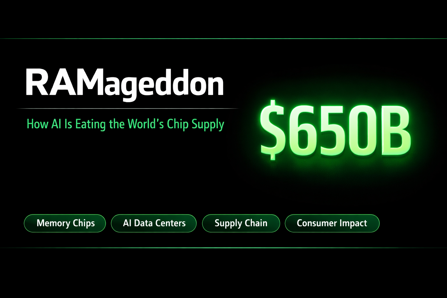 RAMageddon — How AI Is Eating the World's Chip Supply