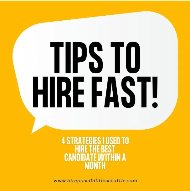 Tips for Hiring FAST