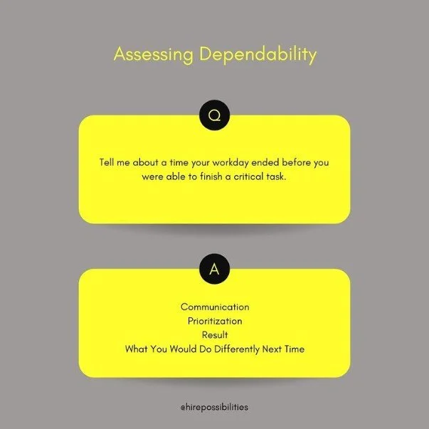 Interview Question for Dependability