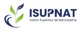 Logo de l’école ISUPNAT, établissement reconnu et agréé par la Fédération de Naturopathie, illustrant le sérieux, la qualité et la rigueur de la formation suivie par Nadège Keuer, naturopathe.