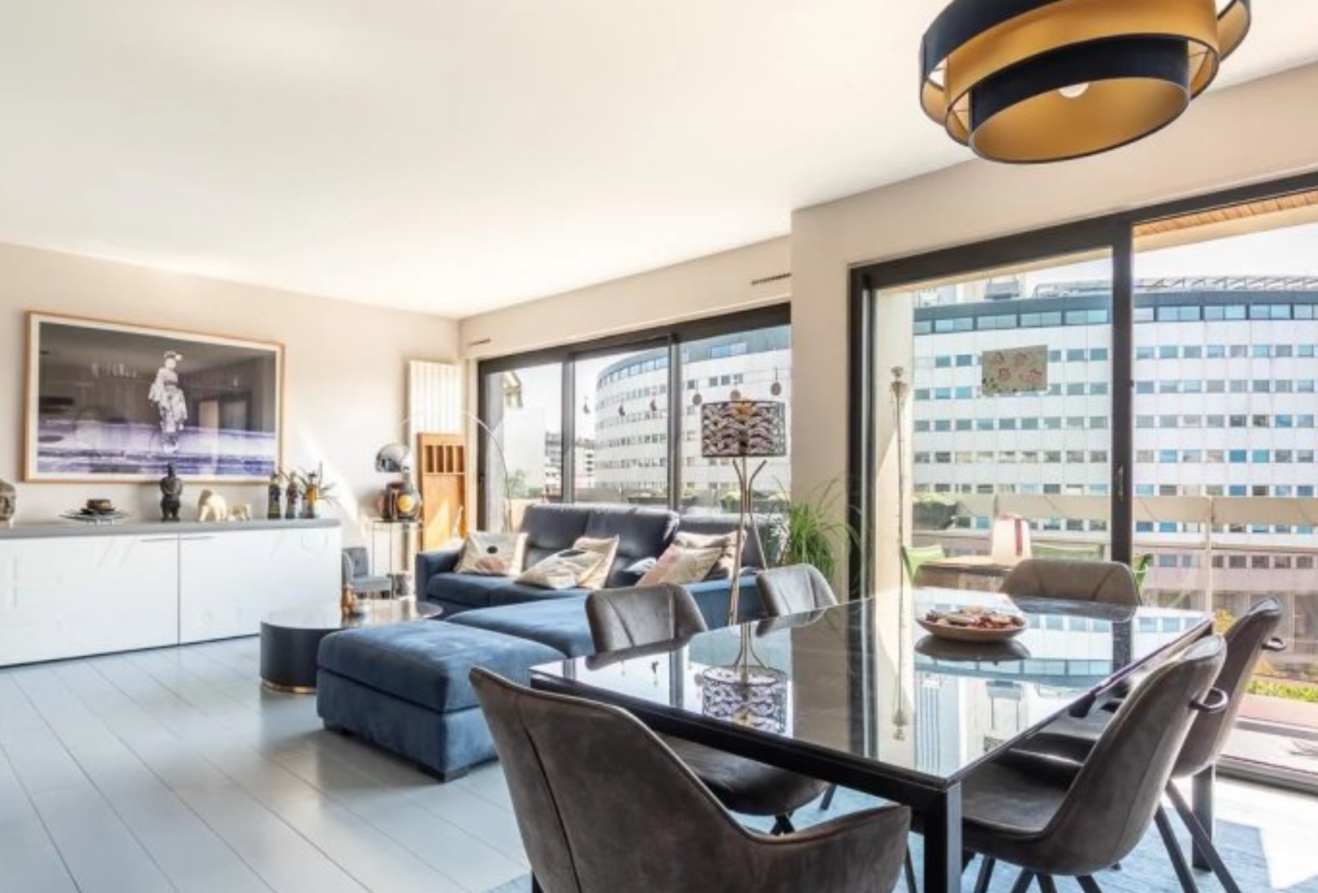 Sublime appartement duplex Paris 76016 Maison de la radio terrasses et rooftop panoramique à vendre