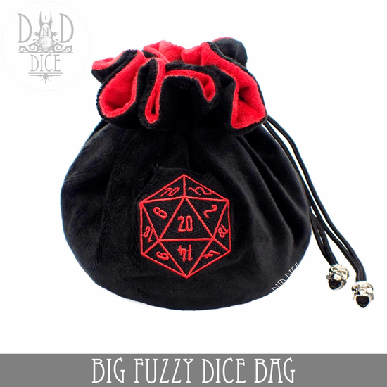 KoC black-big fuzzy dice bag.png