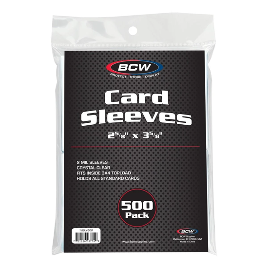 BCW Standard Card Sleeves - 500 Pack.png