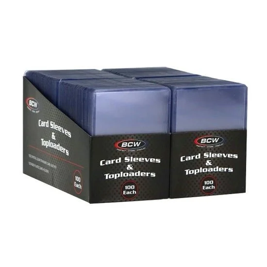 BCW 200 Count Card Sleeve and Toploader Combo Pack.jpeg