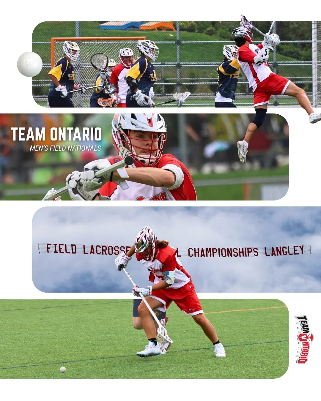 Check out these action shots from the Men&rsquo;s Field Nationals in Langley, British Colombia‼️📸

Team Ontario had teams participating in the First Nations Cup &amp; the Alumni Cup! 
Our U17 Men&rsquo;s Field Team brought home a Silver Medal in the