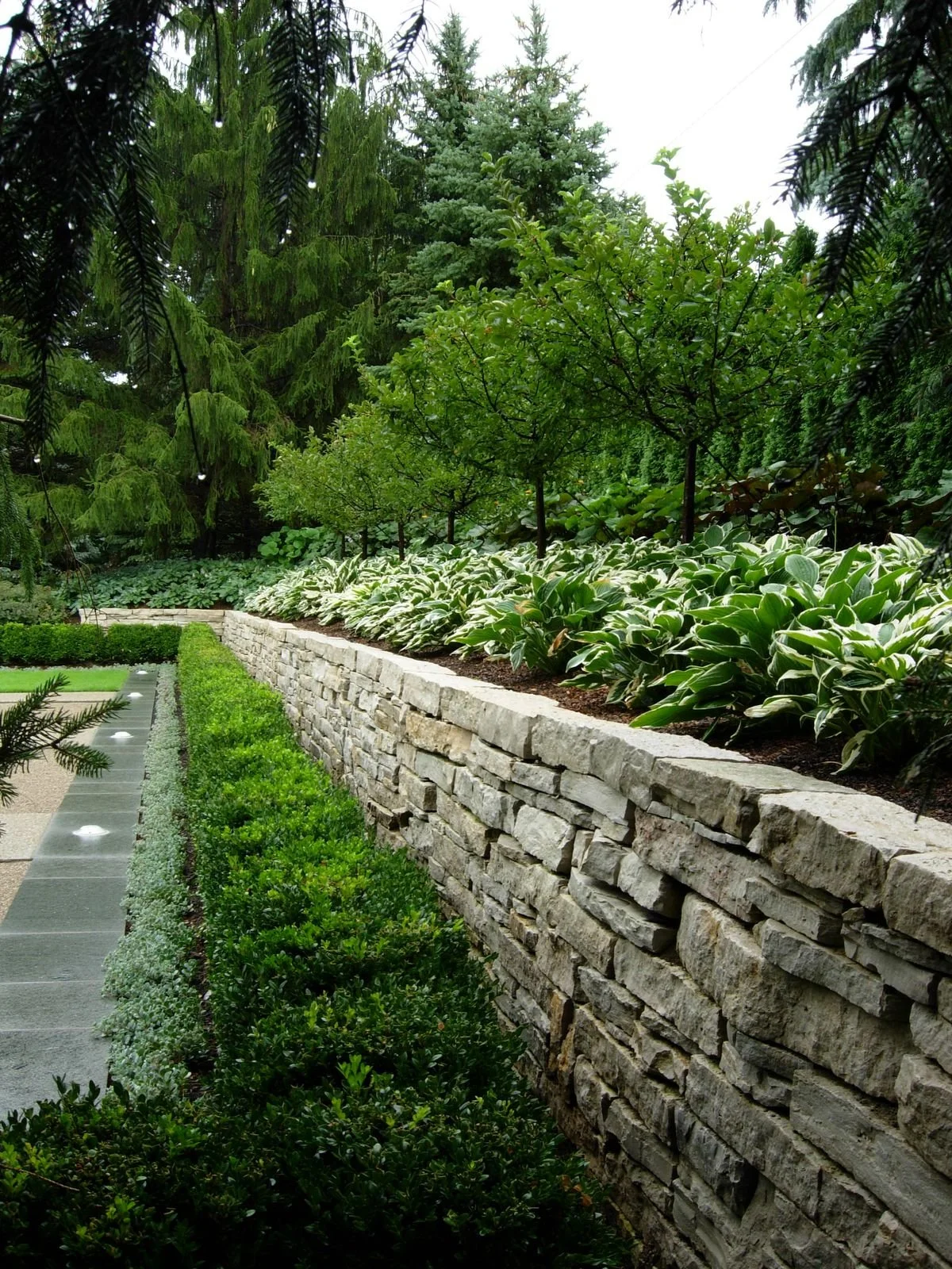 landscape retaining wall
