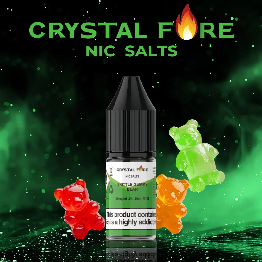 CRYSTAL FIRE NIC SALTS BOX OF 10 (INCLUDING FREE DEVICE)