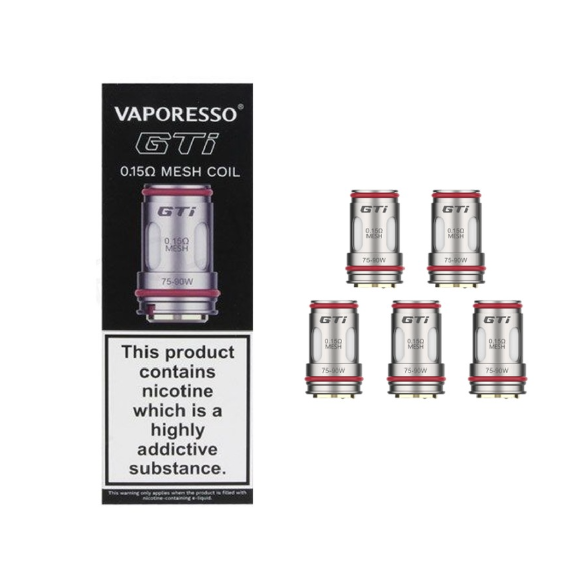 VAPORESSO GTI COILS - PACK OF 5