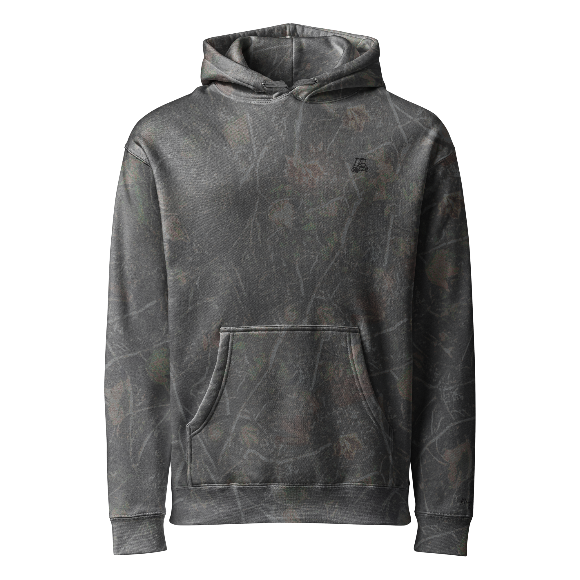 Premium Hooded Sweatshirt - Darkwood Tree Camo