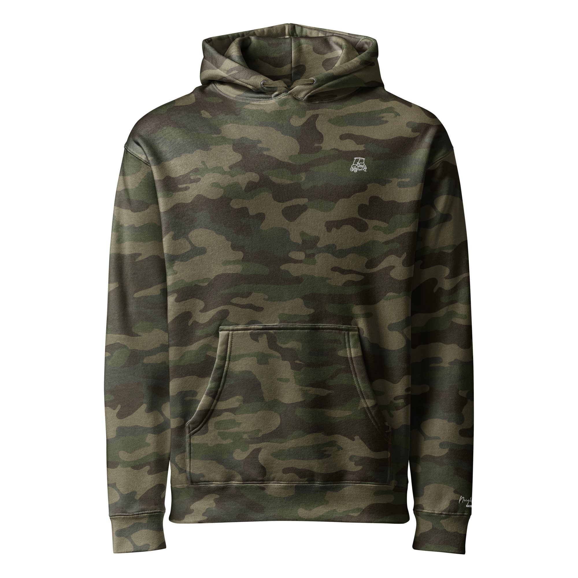 Premium Hooded Sweatshirt - Forest Camo