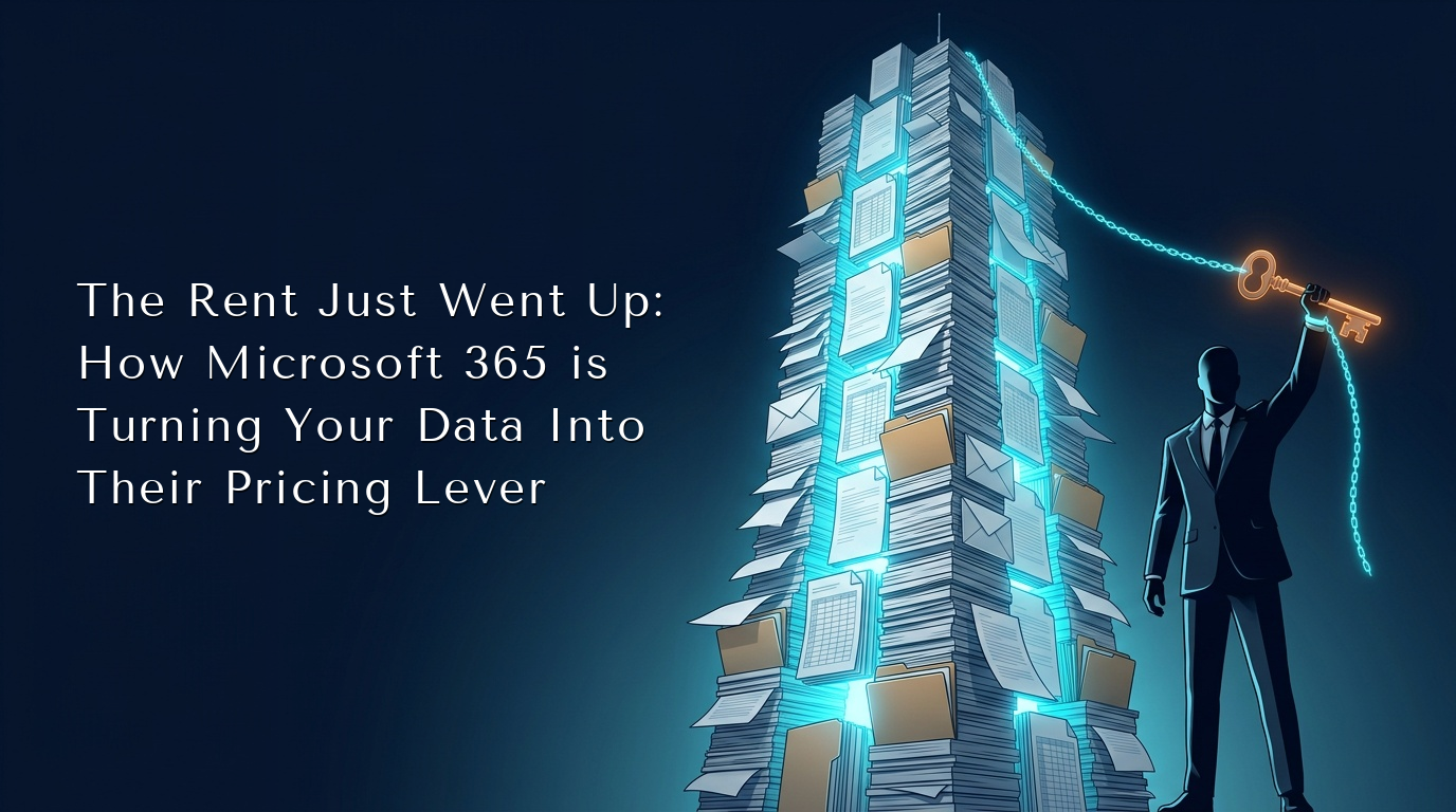 The Rent Just Went Up: How Microsoft 365 is Turning Your Data Into Their Pricing Lever