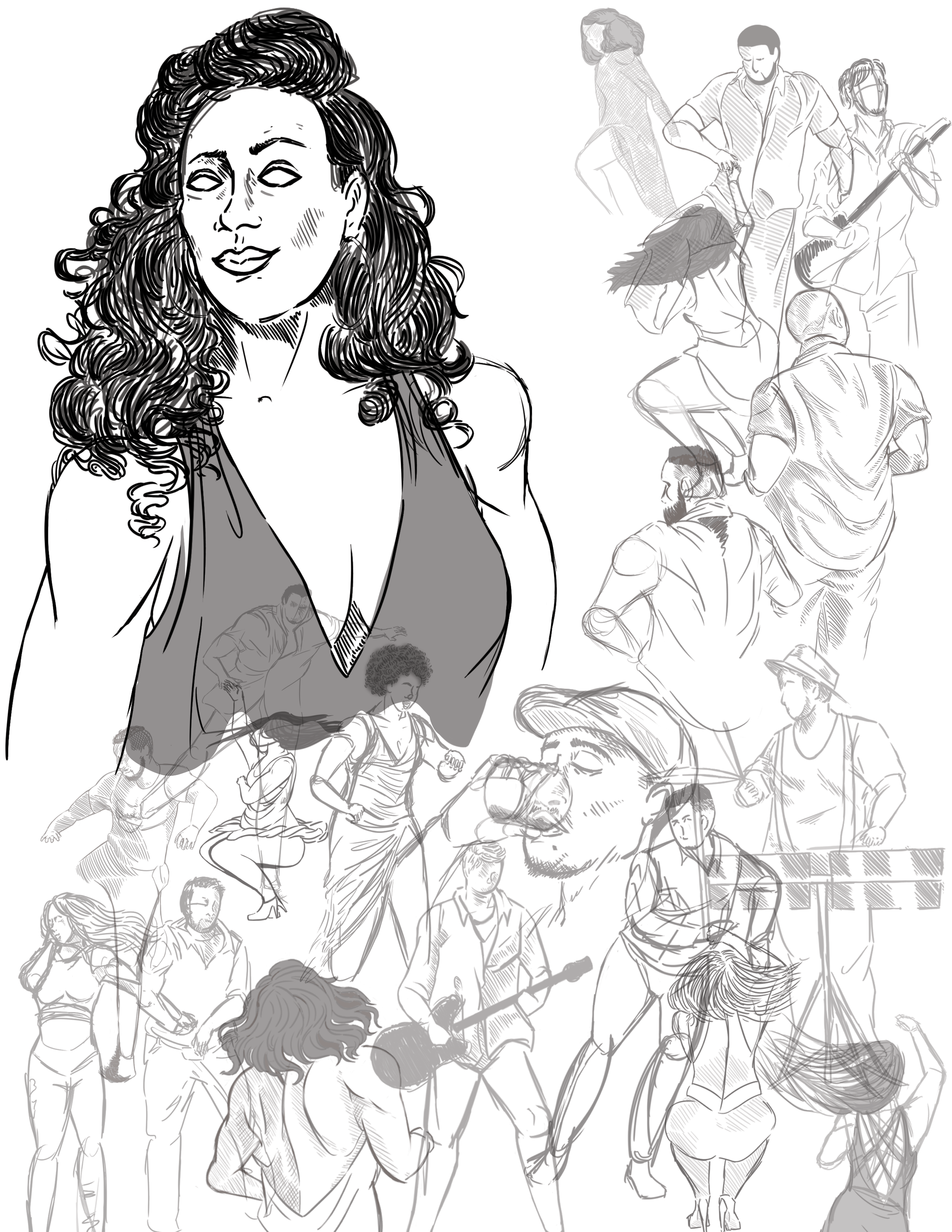 Movement and Portrait Studies